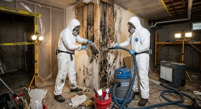 Basement Mold Remediation in Frisco, TX