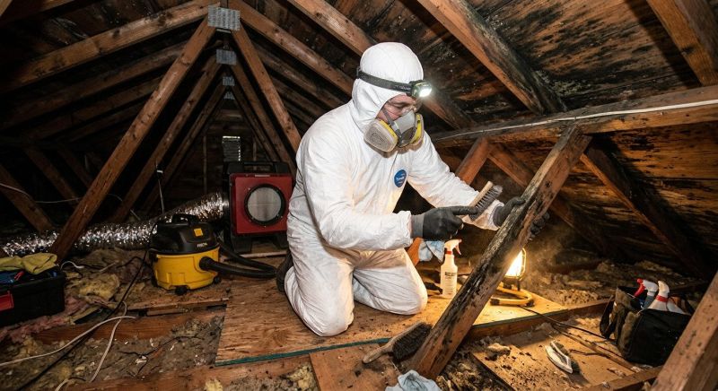 Ceiling Mold Removal in Dallas, TX