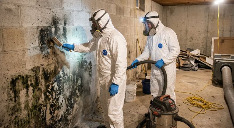 Basement Mold Removal in Frisco, TX