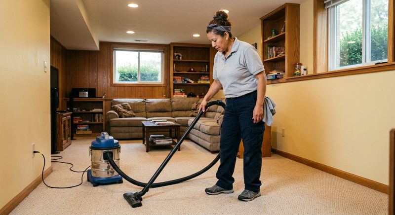 Basement Vacuuming in Conroe, TX