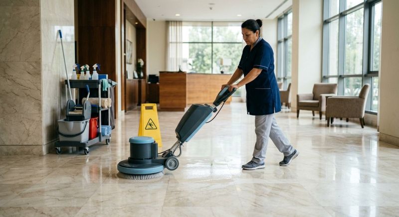 Marble Floor Cleaning in Madison, WI