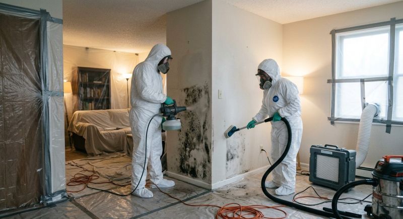 White Mold Mitigation in Fort Worth, TX